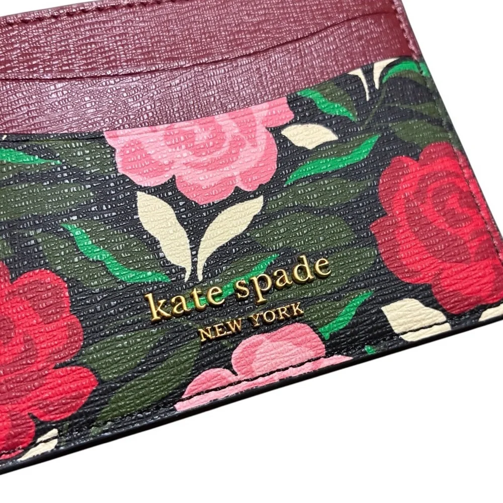 KATE SPADE Floral Card Holder